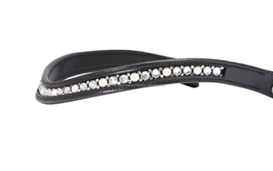 Banda para cejas de caballo de cuero ondulado de alta calidad en forma de U con banda para cejas de caballo de cuero acolchado de cuero suave - Product Image 3