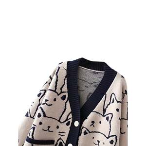 Cardigan Homme Col V Style Old Money Respirant 2026 – Pull Tricoté de Luxe à Manches Rayées pour Tenue Décontractée Élégante - Product Image 2