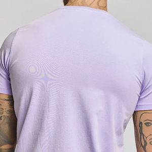 เสื้อยืดออกกำลังกายผู้ชายสีดำ แขนสั้น ไซส์ใหญ่ ผ้าโพลีเอสเตอร์ 100% ทอแบบสปอร์ต ขายส่งจากโรงงาน - Product Image 6