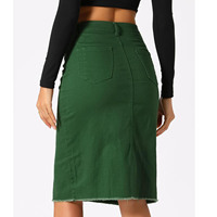 Shorts de mezclilla casuales de cintura alta para mujer, diseño personalizado, fabricante de shorts de mezclilla para mujer, falda de mezclilla para venta en línea