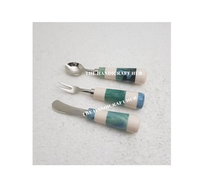 High Quality Design Cheese <b>Set</b> Kitchen Utensil Cutlery <b>Set</b> Stainless Steel Cheese <b>Set</b> Wood Resin Handle At very best Price - Product Image 1