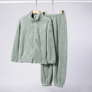 Survêtement d'hiver pour homme en coton 100% écologique, coupe classique, deux pièces, longueur intégrale, style streetwear - Product Image 3