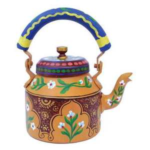 Tetera de Hierro Fundido Esmaltada Verde Claro con Borde, Cafetera de Metal, Utensilio de Cocina Vintage, Tetera para Uso en Interiores y Exteriores, Apta para Inducción - Product Image 6