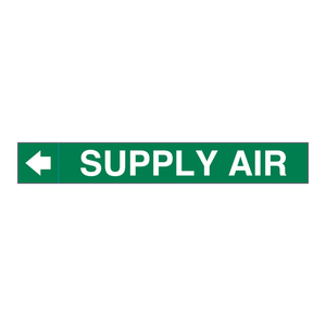 Etiqueta Autoadhesiva Duradera Brady SUPPLY AIR para Identificación de Conductos de Aire Acondicionado HVAC - Product Image 3