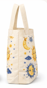 Sacs de plage en toile épaisse à motif de dessin animé personnalisé, sacs de courses réutilisables, sacs écologiques, broderie personnalisée, impression personnalisée - Product Image 3