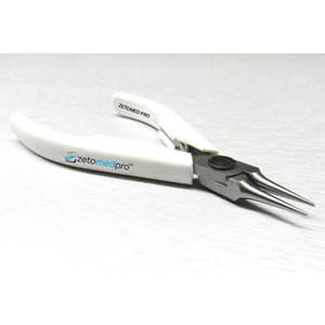 High Quality ZETOMED PRO Chain \ Flat \ Round Nose Plier with Fine Tip & Plastic Handle Double <b>Leaf</b> Spring Jewelry Making Tool - Product Image 3