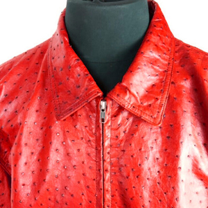 Custom SOLID INTERNATIONAL Men <b>Red</b> Cotton Bomber <b>Jacket</b> Winter <b>Waterproof</b> Breathable V-neck 300g OEM Service High Quality All - Product Image 3