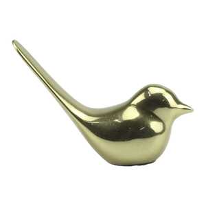 13.5cm H X 8.5cm W X 20cm L Aluminium Handmade Modern Bird Figurine Eco-Friendly Durable Tabletop <b>Decor</b> for Home Office - Product Image 3