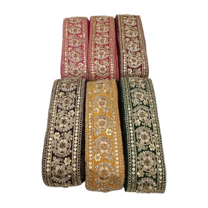 ลูกไม้ปักลายผ้าฝ้ายแท้ 100% งานแฮนด์เมดคุณภาพสูงสำหรับชุดคูตูร์และแฟชั่นชั้นสูง และงานประดับตกแต่งด้วยเลื่อม ปี 2026 ขายส่ง - Product Image 1