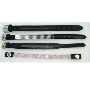 CUSTOM DESIGN <b>LEATHER</b> <b>BRACELETS</b> for <b>MEN</b> AMD WOMAN WITH EMPTY CHANNEL CRYSTAL or BRAIDED UNIQUE DESIGN/<b>LEATHER</b> <b>BRACELETS</b> - Product Image 1