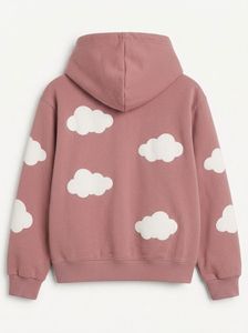 Womens <b>Lightweight</b> <b>Hoodie</b> Hooded Sweatshirt Cotton Blend Kangaroo Pocket Comfortable Casual Long Sleeve Everyday Wear - Product Image 3