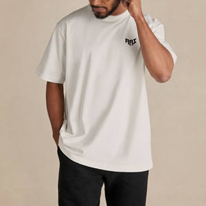 Camiseta de Algodón con Logotipo Personalizado al por Mayor, Unisex, Estilo Urbano Minimalista, Cuello Redondo, Marca Privada, Proveedor OEM ODM - Product Image 3