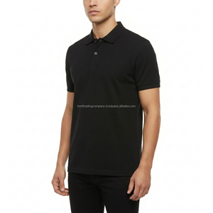 Camiseta Polo de Piqué 100% Algodón con Logotipo Personalizado al por Mayor, Camiseta Polo Lisa para Hombre, Camiseta de Golf de Manga Corta Transpirable de Alta Calidad - Product Image 1