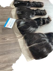 Raw Vietnamese Hair <b>HD</b> <b>Lace</b> Frontal / closure Virgin Cuticle Aligned <b>Lace</b> Frontal <b>Wigs</b> For Black Women - Product Image 5