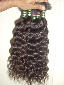 Extensiones de Cabello Humano Remy Virgen Indio Más Vendidas, Color Natural, Ondulado, Doble Trama a Máquina, Puntas Gruesas, Paquete de 4 oz, Siete Unidades - Product Image 2