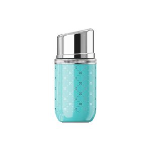 Borraccia Termica Sportiva Blu in Metallo a Doppia Parete con Specchio Integrato per Rossetto (160ml) - Product Image 1