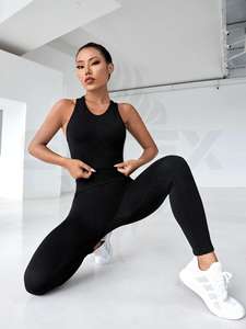 Proveedor OEM de Ropa Deportiva para Mujer, Pantalones de Yoga de Cintura Alta, Leggings de Tallas Grandes para Mujeres con Sobrepeso, Conjunto de Leggings y Sujetador Deportivo de Tallas Grandes - Product Image 6