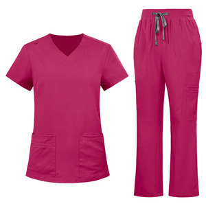 Vente en gros Nouvelle mode Blouse chirurgicale unisexe en tissu Spandex/Polyester à séchage rapide à manches courtes pour médecins - Product Image 2