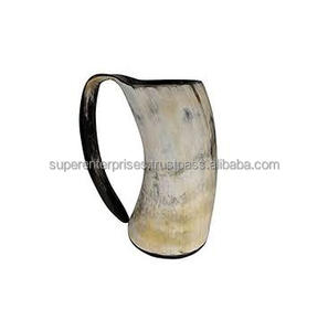 Tasse en corne à Design rugueux Multiple, meilleure décoration intérieure, conception de matériau Unique avec couleur naturelle, tasse à boire hautement conçue - Product Image 1