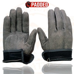 Gants de conduite en cuir noir premium pour hommes, à lacets, ventilés, compatibles écran tactile, commande en gros, prix raisonnable - Product Image 6