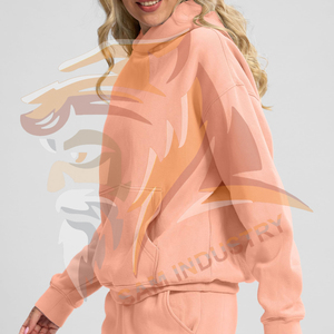 Custom Logo Breathable Winter Oversized <b>Drop</b> Shoulder Women Hoodie Autumn Winter Streetwear <b>Drop</b> Shoulder Hoodies - Product Image 4