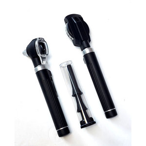 Kit de Otoscopio y Oftalmoscopio Veterinario Mini, Fibra Óptica, Funciona con Batería Convencional, Set de Diagnóstico para Oídos, Ojos, Nariz y Garganta - Product Image 6