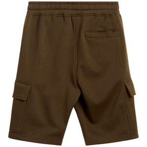 Shorts de détente en molleton pour homme, en coton brossé doux, coupe décontractée, pour la maison, avec cordon de serrage ajustable à la taille - Product Image 2