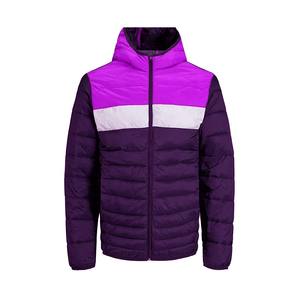 Full Zip Cold Weather Lightweight Outerwear Warm Custom Design Casual Cotton Filled Nylon Polyester Padded Winter Jackets Hooded - Product Image 1
