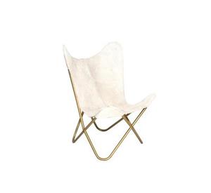 Handcrafted Goat Leather Butterfly <b>Chair</b> Foldable Leisure Accent <b>Chair</b> <b>Rustic</b> Living Room <b>Dining</b> Bedroom Seating - Product Image 1