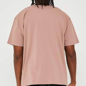 Camiseta Personalizada para Hombre, 100% Algodón, Transpirable, Lisa, Estilo Vintage, Holgada, Casual, con Estampado de Letras por Transferencia Térmica - Product Image 6