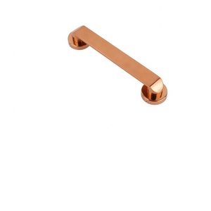 Modern Brass Drawer <b>Door</b> Pull Handle Durable Kitchen Hardware Cabinet Hardware Rose Gold Finished Classic Design Home Hotel Use - Product Image 2