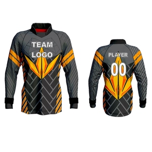 Jersey de Paintball Personalizado de Calidad Profesional, Transpirable, que Absorbe la Humedad, Cuello en V, Tela Elástica Verde, Talla Adulto, con Logotipo Impreso - Product Image 4