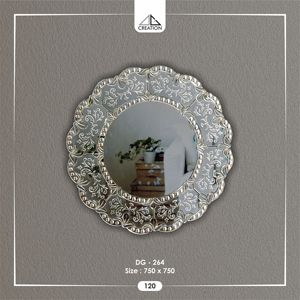 Como un espejo de pared, este espejo está diseñado para una fácil instalación y es adecuado para diversas aplicaciones, con un diseño de decoración artística. - Product Image 3