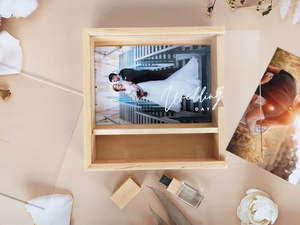 กล่องไม้ฝาอะคริลิคกล่องไม้ของที่ระลึกของจิปาถะไม้ - Product Image 6