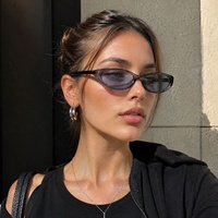 Gafas de Sol Cat Eye Y2K de Moda para Mujer, Gafas de Sol Vintage con Marco Pequeño, Gafas de Sol de Lujo, Gafas de Sol Retro con Protección UV400 para Hombre