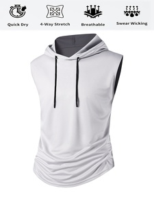 Débardeur de sport pour homme, sans manches, pour la musculation et l'entraînement en salle de sport - Product Image 1