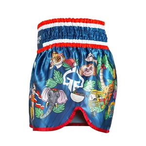 Shorts de boxe Muay Thai personnalisés haut de gamme, fabricant en gros avec logo personnalisé, OEM, marque privée, vêtements de combat - Product Image 5