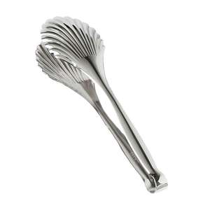 Añade a tus utensilios de cocina las elegantes pinzas de cocina de acero inoxidable para asar y servir carne a la parrilla, con un diseño elegante. - Product Image 1