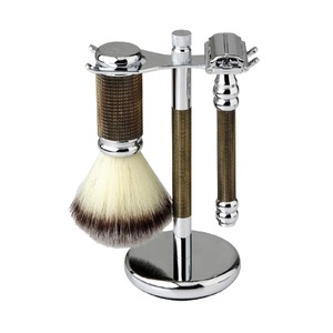 Juego de Regalo de Afeitadora de Doble Filo de la Mejor Calidad, con Soporte para Brocha de Afeitar Premium, Kit de Afeitado para Hombres - Product Image 4