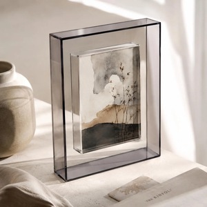 Cadre photo rectangulaire en acrylique transparent 4 couleurs, impression UV, incassable, étanche, sur pied, horizontal, pour table, moderne - Product Image 4