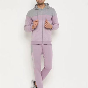 New Arrival <b>Men</b> Full Zip Tracksuit Set <b>Track</b> <b>Jacket</b> And Jogger Streetwear Activewear Low MOQ OEM ODM Supplier - Product Image 6