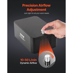 Kit Pompa Aria Regolabile da 50 L/min per Taglierina Laser e Incisore, Riduzione Essenziale di Fumo e Polvere per Superfici Ottimali - Product Image 6