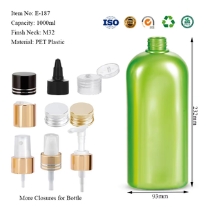 Botella Plana de Plástico PET Vacía de 4oz, 10oz, 16oz, 25oz, 33oz con Pulverizador, Serigrafía, para Cuidado de la Piel, Champú, Acondicionador, Envase Personalizado - Product Image 6