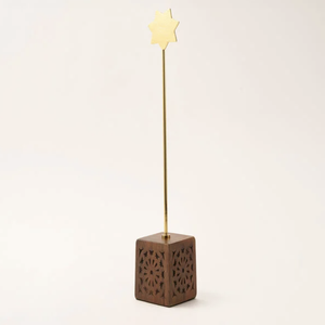 Centre de table décoratif en métal de luxe sur le thème doré pour la décoration de table de fête du Ramadan - Product Image 4