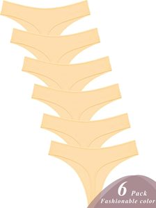 Ropa Interior de Bikini para Mujer, Algodón de Alta Calidad con Spandex, Suave y Transpirable, con Bordado de Encaje, Antiestática, Teñido Liso, Ecológica - Product Image 6