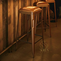 Rustikales Industrie design Leders itz Bar Pub Hocker Barhocker Industrie Barhocker