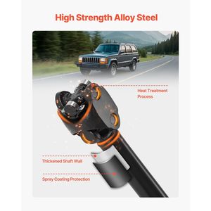 Albero di Trasmissione Anteriore per Jeep Cherokee L6 4.0L 1987-2001, 30.9"-33.8", Ricambio per Albero Cardanico # 5300554 - Product Image 6