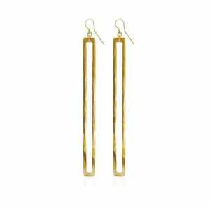 Pendientes de Latón Modernos con Diseño Único, Chapados en Oro, Joyería en Oferta para Mujer, Bonito Regalo, Modelo al por Mayor - Product Image 3
