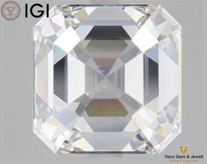 Diamante Cultivado en Laboratorio con Corte Asscher de 4.01 Quilates, Claridad VVS2, Color F, con Certificado IGI, para un Centro de Atención Impresionante - Product Image 4