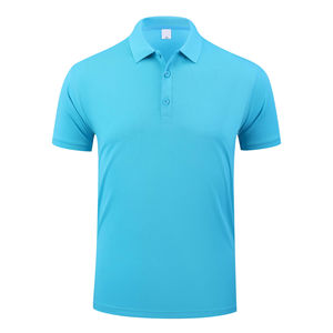 Polo pour homme en coton bouclé 270g, col plat personnalisé en maille Seagull, respirant, élastique, décontracté, à manches courtes - Product Image 6